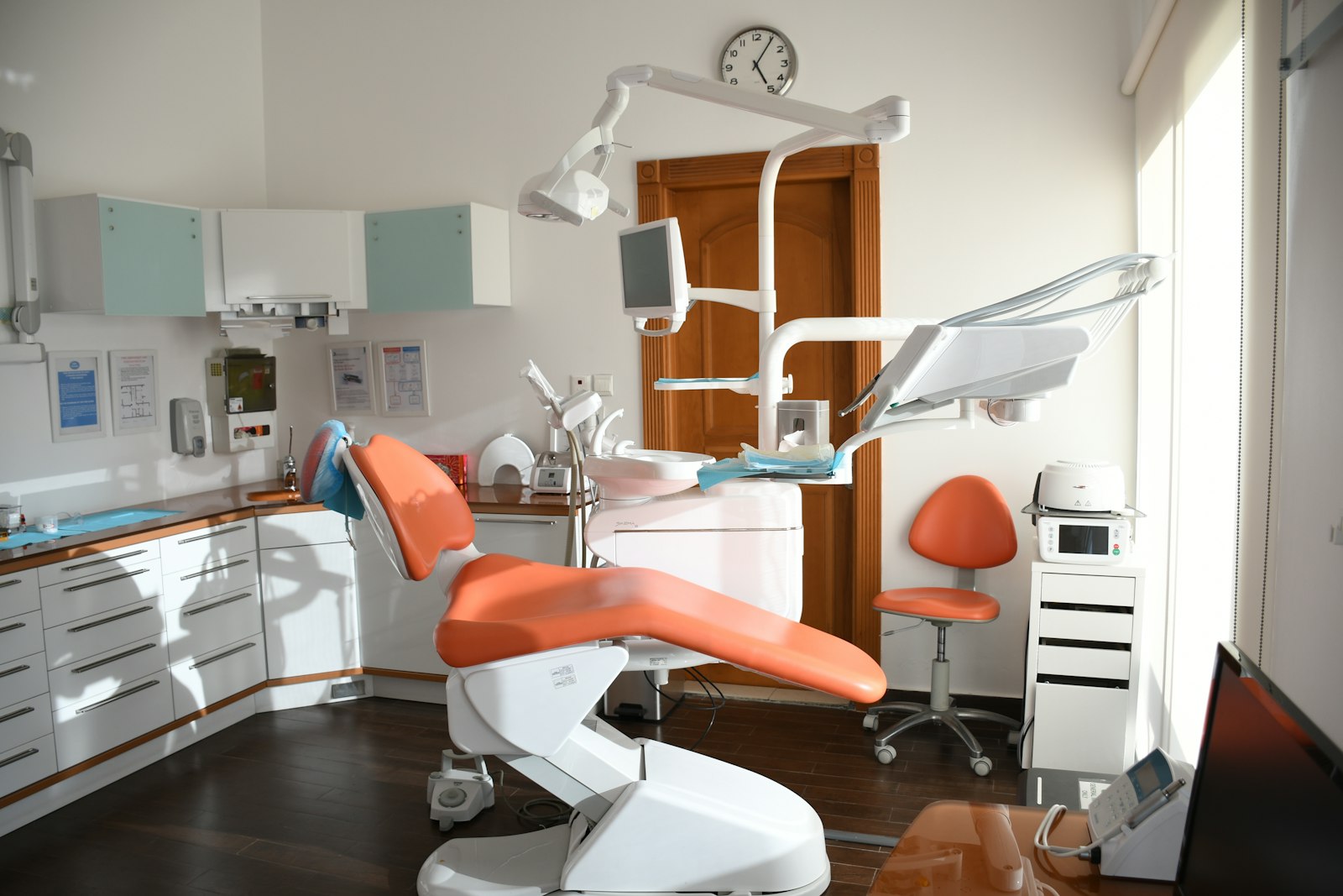 Modern treatment room at BrightSmile Dental Studio